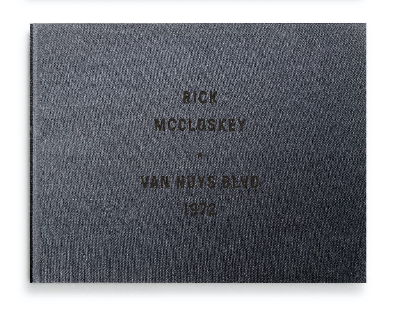 Richard McCloskey; Rick Mack; Van Nuys 1972 Coffee Table Book; back